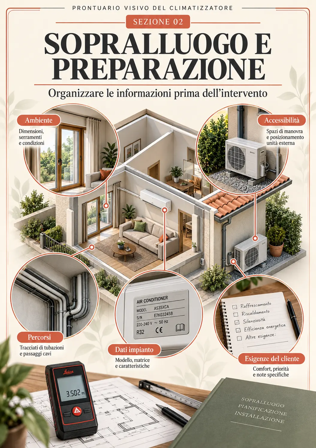 Sopralluogo e preparazione